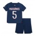 Paris Saint-Germain Marquinhos #5 Hjemmedraktsett Barn 2023-24 Korte ermer (+ Korte bukser)